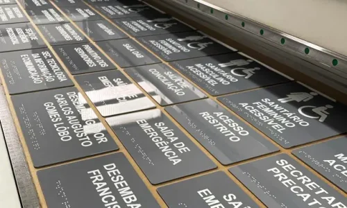 Placa Braille - 1